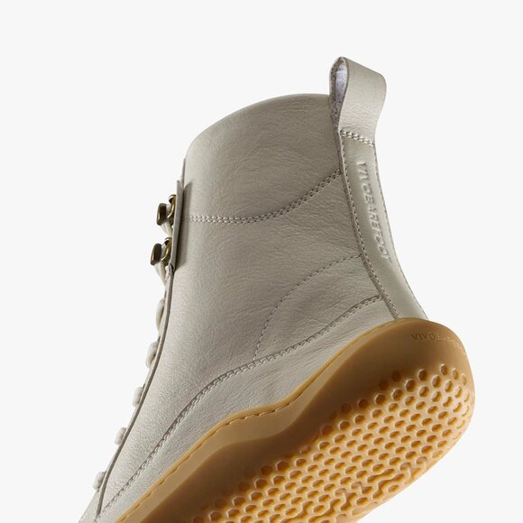Vivobarefoot Gobi Boot Warmlined Womens in Limestone - Picture 6 of 7